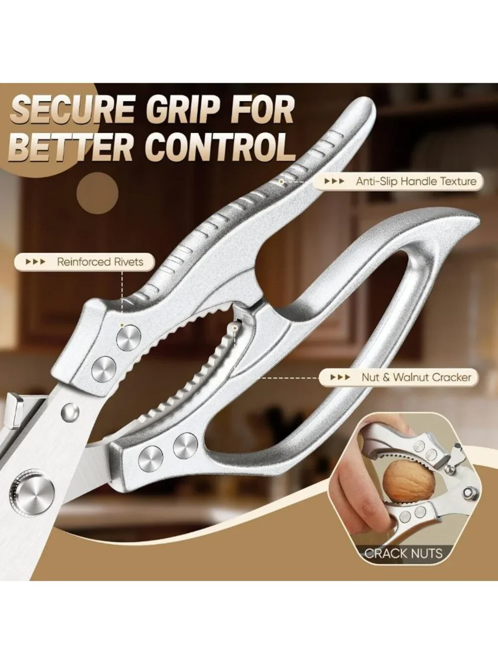 Multifunctional Kitchen Scissors Set - All-Purpose Shears for Cooking & Food